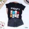 تيشيرت Snoopy best friend أولادي نص كم