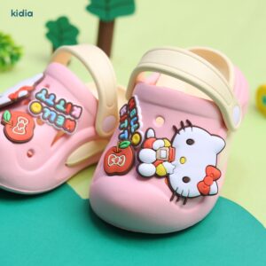 Hello Kitty كروكس أطفال بناتي – بجزء داخلي قابل للإزالة والتركيب