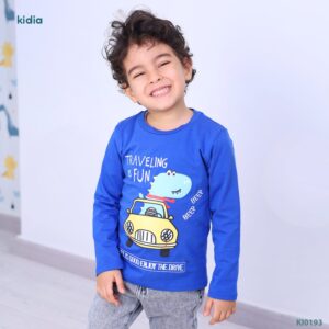 تيشيرت Travelling is fun بيبي أولادي خريفي