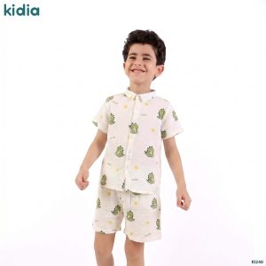طقم Little Dino أولادي كرنكل قطعتين صيفي
