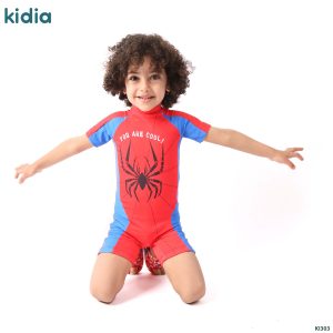 مايوه Spider-Man بدله اولادي نص كم + بونيه